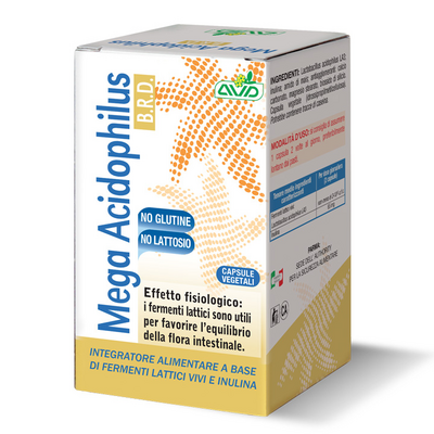 Probiotici - Mega Acidophilus 10M Fermenti Lattici 75 Capsule